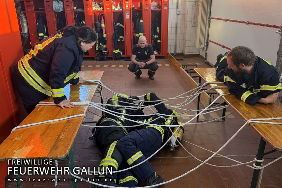Ausbildung mit der Feuerwehr Mittenwalde